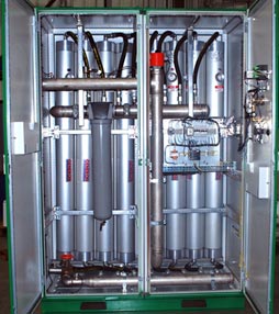 Borton & Sons - Nitrogen Generator Cabinet - Inside View