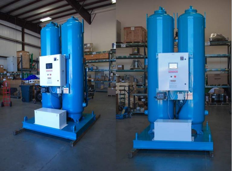 Twin Tower Nitrogen Generator for Industrial Chemical Inerting Duty