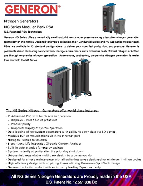 GENERON® Modular PSA Nitrogen Generator - Nitrogen & Gas Solutions ...